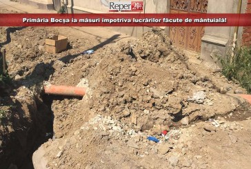 Primăria Bocșa ia măsuri împotriva lucrărilor făcute de mântuială! De la amenzi s-a trecut la plângeri pentru distrugere!