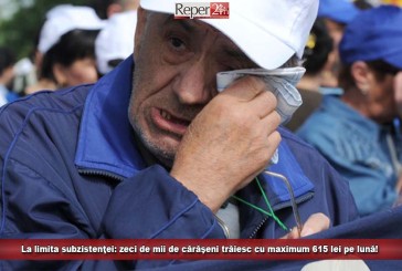 La limita subzistenţei: zeci de mii de cărăşeni trăiesc cu maximum 615 lei pe lună!