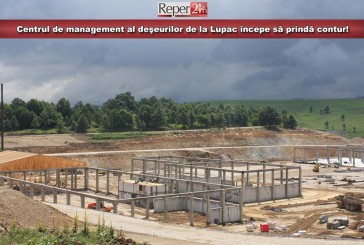 Centrul de management al deşeurilor de la Lupac începe să prindă contur!