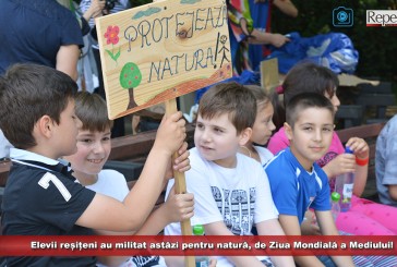 Elevii reșițeni au militat astăzi pentru natură, de Ziua Mondială a Mediului!