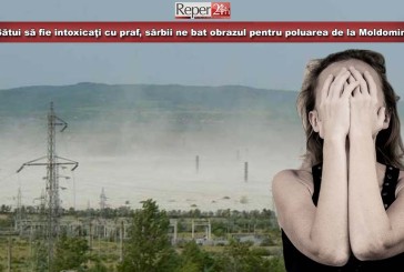 Sătui să fie intoxicaţi cu praf, sârbii ne bat obrazul pentru poluarea de la Moldomin