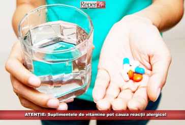 ATENȚIE: Suplimentele de vitamine pot cauza reacții alergice!