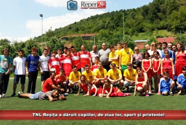 TNL Reșița a dăruit copiilor, de ziua lor, sport și prietenie!