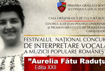 Tinerele talente ale folclorului românesc își dau întâlnire la Bocșa! Începe cea de-a XXII-a ediție a Festivalului Aurelia Fătu Răduțu!