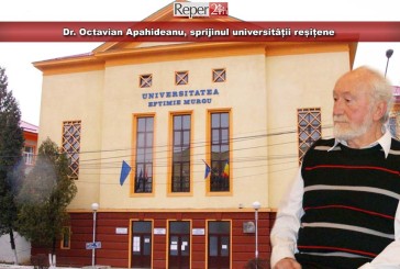 Dr. Octavian Apahideanu, sprijinul universității reșițene