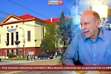 Fiul marelui industriaş interbelic Max Ausnit, interesat de un parteneriat cu universitatea reșițeană!