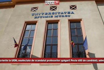 Înscrierile la UEM, neafectate de scandalul profesorilor șpăgari! Peste 400 de candidați, admiși!