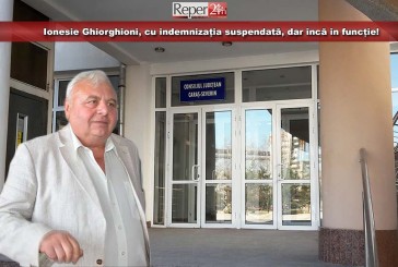 Ionesie Ghiorghioni, cu indemnizația suspendată, dar încă în funcție!