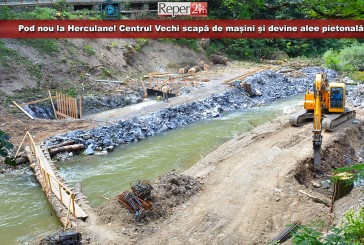 Pod nou la Herculane! Centrul Vechi scapă de mașini și devine alee pietonală!