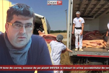 19 tone de carne, scoase de pe piață! DSVSA ia măsuri în urma accidentului de ieri!