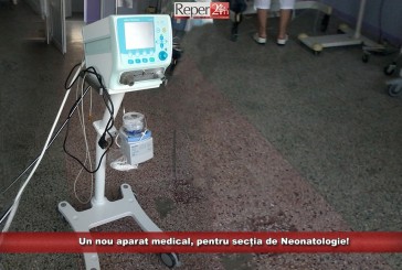Donații la Spitalul Județean Reșița! Un nou aparat medical, pentru secția de Neonatologie!