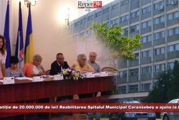 Investiție de 20.000.000 de lei! Reabilitarea Spitalului Municipal Caransebeș a ajuns la final!