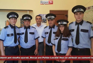 Cetățenii pot răsufla ușurați, Bocșa are Poliție Locală! Vezi ce atribuții au oamenii legii!