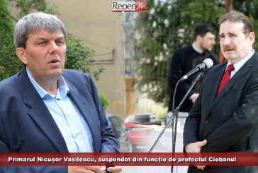 Primarul Nicușor Vasilescu, suspendat din funcție de prefectul Ciobanu!