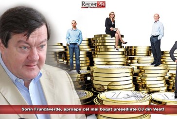 Sorin Frunzăverde, aproape cel mai bogat președinte de CJ din Vest! Vezi cât câștigă cei care ne conduc!
