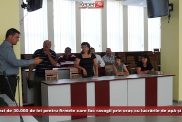 Amenzi de 30.000 de lei pentru firmele care fac ravagii prin oraș cu lucrările de apă și canalizare!