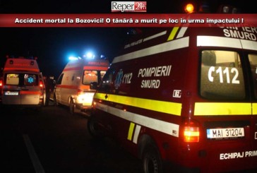 Accident mortal la Bozovici! O tânără a murit pe loc în urma impactului !