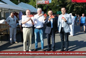 „Festivalul lubeniţei” de la Medgyesegyhaza, Ungaria, a ajuns la cea de-a XXI-a ediție!