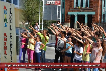 Copiii din Anina și Bozovici merg „La școală pentru comunitatea noastră”