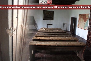 Condiții igienico-sanitare necorespunzătoare în aproape 100 de unități școlare din Caraș-Severin!