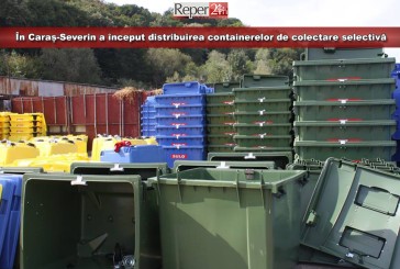 În Caraș-Severin a început distribuirea containerelor de colectare selectivă