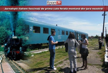 Jurnaliştii italieni, fascinaţi de prima cale ferată montană din ţara noastră!