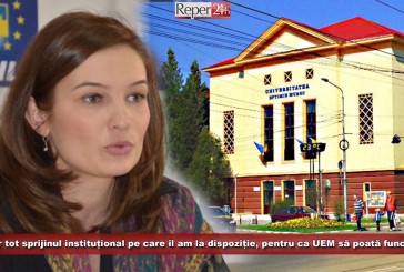 Valeria Schelean: Ofer tot sprijinul instituțional pe care îl am la dispoziție, pentru ca UEM să poată funcționa