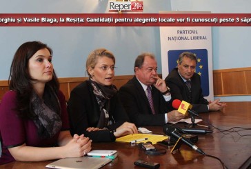 Alina Gorghiu și Vasile Blaga, la Reșița: Candidații pentru alegerile locale vor fi cunoscuți peste 3 săptămâni!