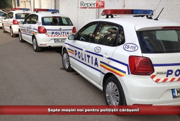 Șapte mașini noi pentru polițiștii cărășeni!