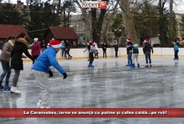 La Caransebeș, iarna se anunță cu patine și cafea caldă…pe roți!