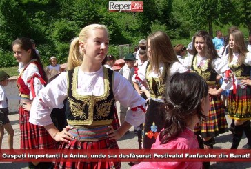 Oaspeți importanți la Anina, unde s-a desfășurat Festivalul Fanfarelor din Banat!