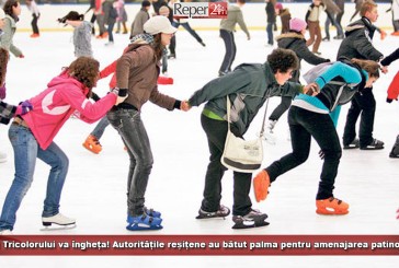 Parcul Tricolorului va îngheța! Autoritățile reșițene au bătut palma pentru amenajarea patinoarului!