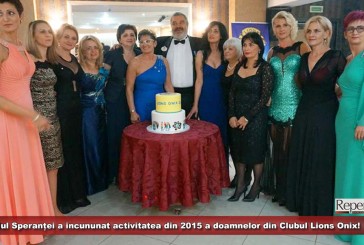 Balul Speranței a încununat activitatea din 2015 a doamnelor din Clubul Lions Onix!