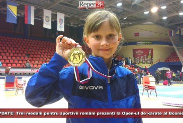 UPDATE: Trei medalii pentru sportivii români prezenți la Open-ul de karate al Bosniei!