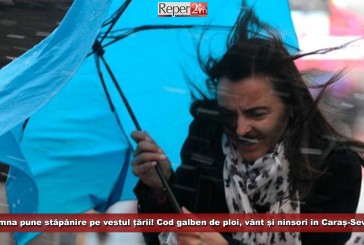 Toamna pune stăpânire pe vestul țării! Cod galben de ploi, vânt și ninsori în Caraș-Severin!