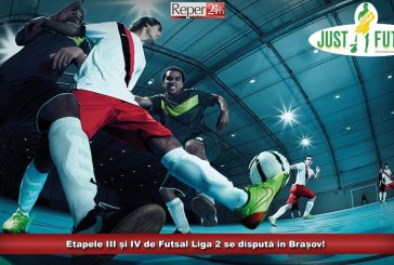 Etapele III și IV de Futsal Liga 2 se dispută în Brașov!