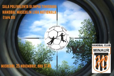 HC Adrian Petrea, forţată să joace cu Minaur „acasă“, la Timişoara!