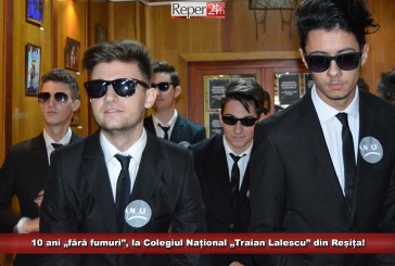 10 ani „fără fumuri”, la Colegiul Național „Traian Lalescu” din Reșița!