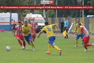 FC Caransebeș continuă pasa neagră! FCM Baia Mare – FC Caransebeș 4-0 (1-0)