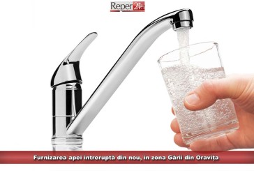 Furnizarea apei întreruptă din nou, în zona Gării din Oravița