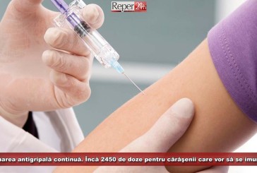 Vaccinarea antigripală continuă. Încă 2450 de doze pentru cărăşenii care vor să se imunizeze