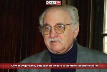 Cornel Ungureanu, cetăţean de onoare al comunei copilăriei sale!