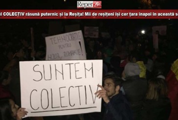 Ecoul COLECTIV răsună puternic și la Reșița! Mii de reșițeni își cer țara înapoi în această seară!