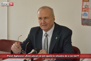 Pavel Aghescu: „Este păcat că am ajuns în situația de a ne târî”!