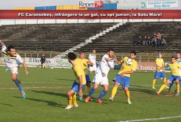 FC Caransebeș, înfrângere la un gol, cu opt juniori, la Satu Mare!