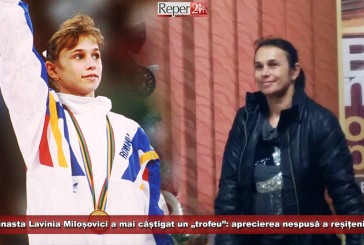 Gimnasta Lavinia Miloșovici a mai câștigat un „trofeu”: aprecierea nespusă a reșițenilor!