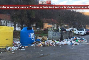Reșițenii stau cu gunoaiele la poartă! Primăria nu a luat măsuri, deși știa de situație încă de acum trei luni!
