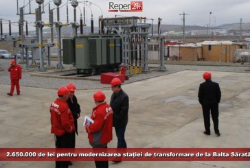 2.650.000 de lei pentru modernizarea stației de transformare de la Balta Sărată