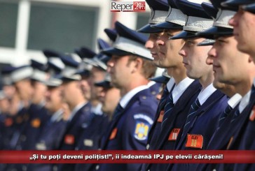 „Și tu poți deveni polițist!”, îi îndeamnă IPJ pe elevii cărășeni!