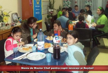 Meniu de Master Chef pentru copiii nevoiași ai Reșiței!